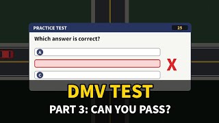 DMV Written Test Practice, Part 3: California Driving Questions #dmvtest 