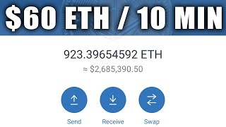 FREE ETHEREUM Mining 2022 - Earn $60 Every 10 Minutes (No Investment) screenshot 3