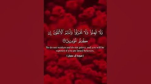 سورة آل عمران من 136 الى 140