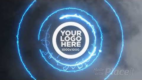 Intro Maker for an Animated Gaming Logo with Lightning Effects