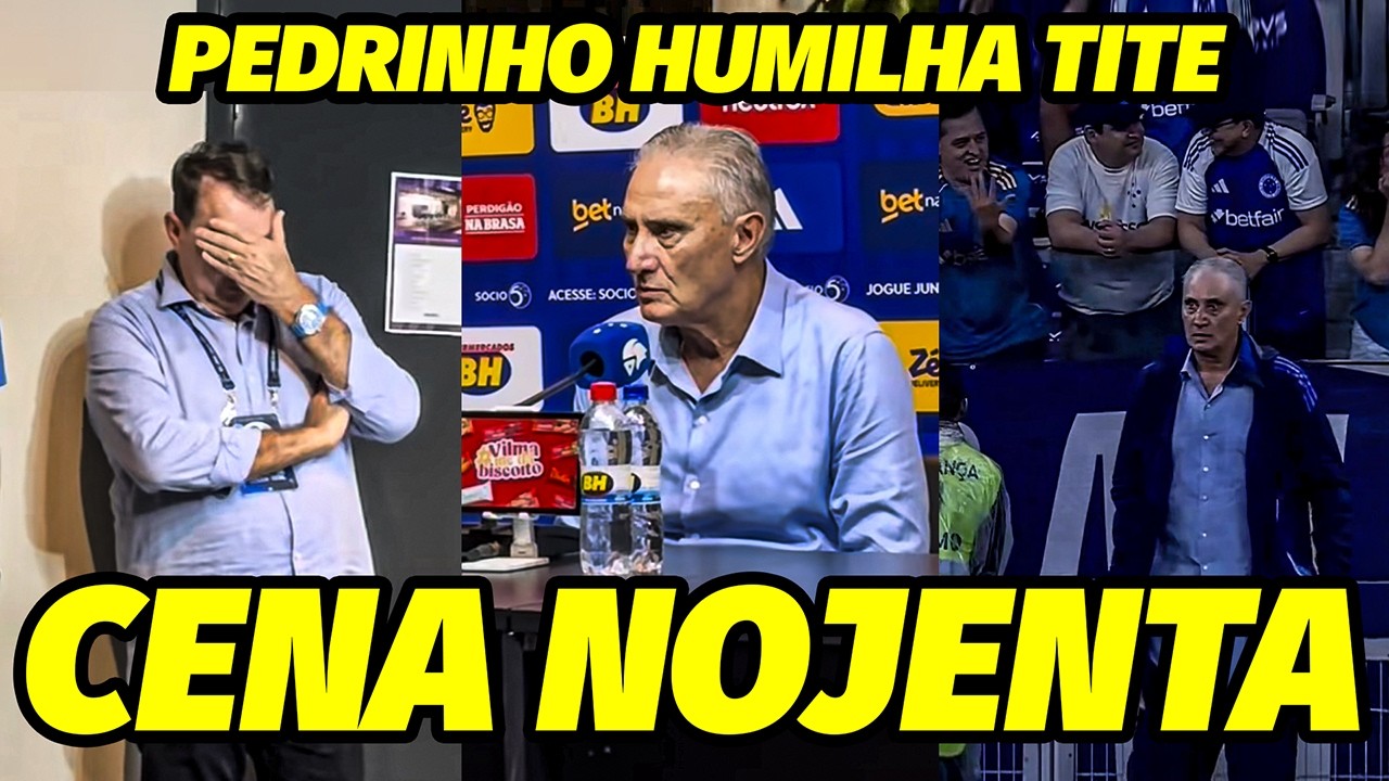 “EU NÃO AGUENTO MAIS ESSA P*RR%” PEDRINHO HUMlLHA TITE NA COLETIVA APÓS FLAGRA E VEXAME