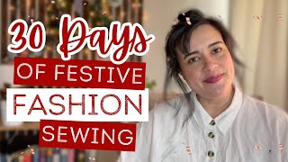 Sew a Holiday SPARKLY TEE | 30 Days of Festive Fashion Sewing | Day 25
