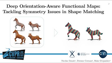 Deep Orientation-Aware Functional Maps: Tackling Symmetry Issues in Shape Matching