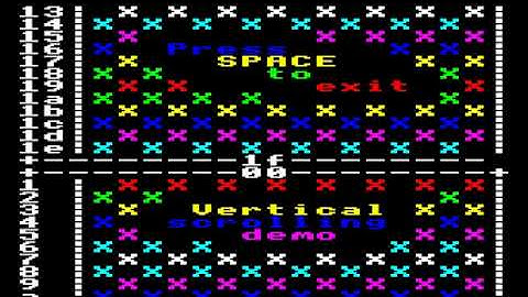 MODE 2 Scrolling Demo