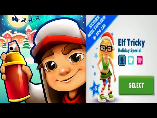 Subway Surfers World Tour: Subway City Xmas Elf Tricky Unlocked