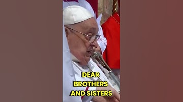 Thumbnail of the popes final blessing translated