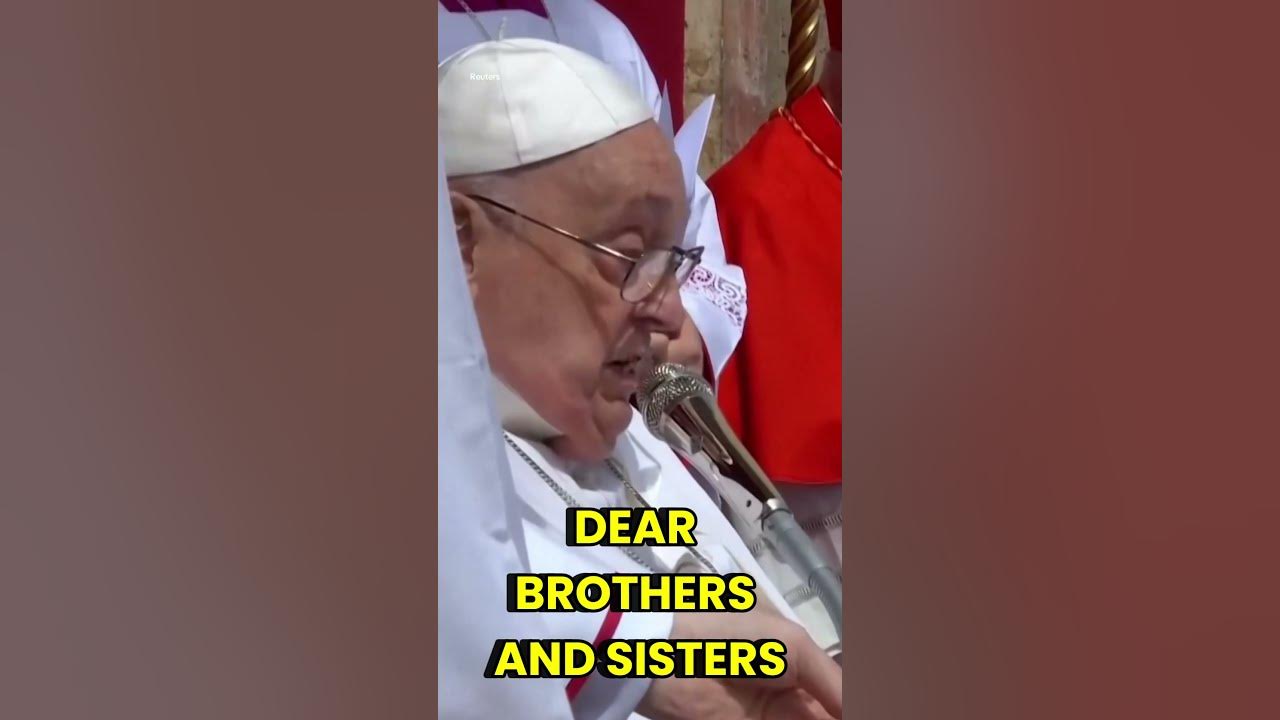 the popes final blessing translated the popes final blessing translated
