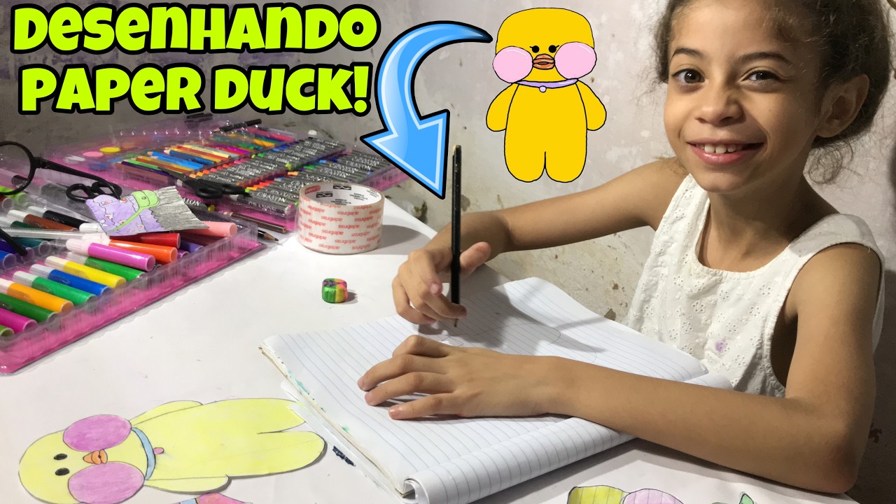COMO DESENHAR PAPER DUCK PASSO A PASSO FÁCIL! - YouTube