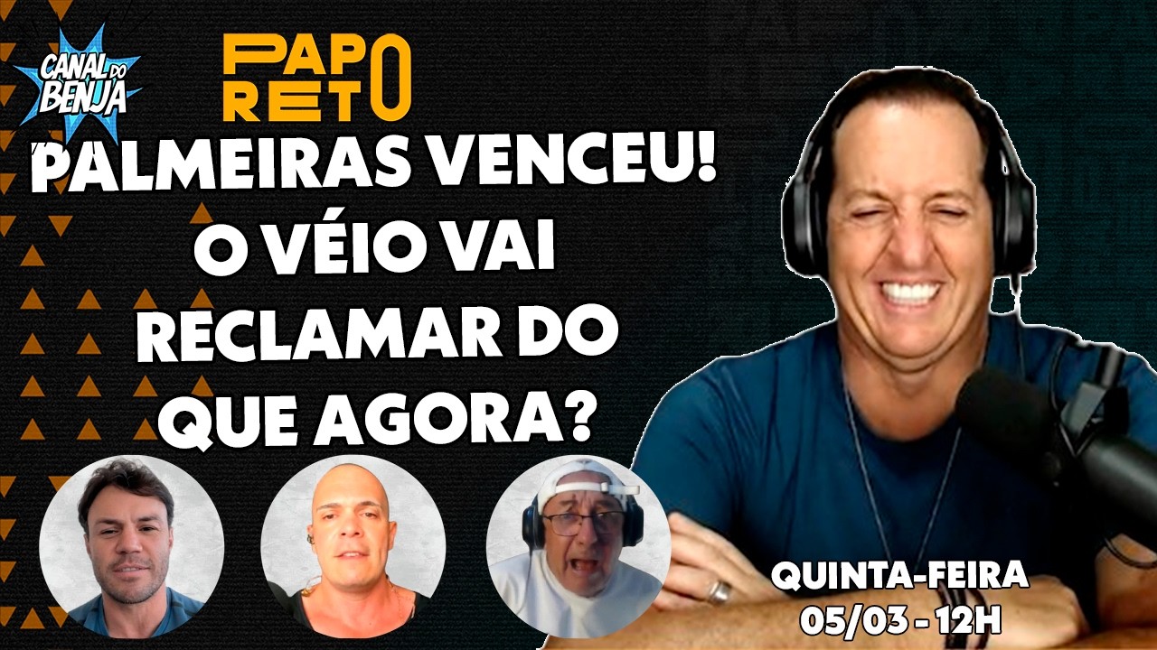 Papo Reto com Benja, Gladiador, Mano e Véio - ep. 542 - 05/03/2026