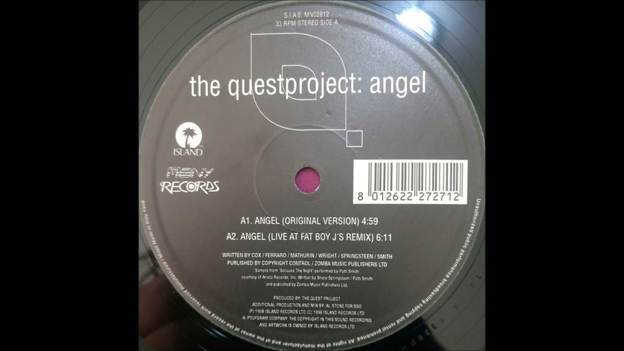 The Quest Project – Angel (Live At Fat Boy J's Remix)