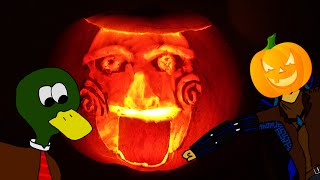 Saw- Jack o` Lantern Tutorial | English | Pumpkin Halloween |KompetenteENTE