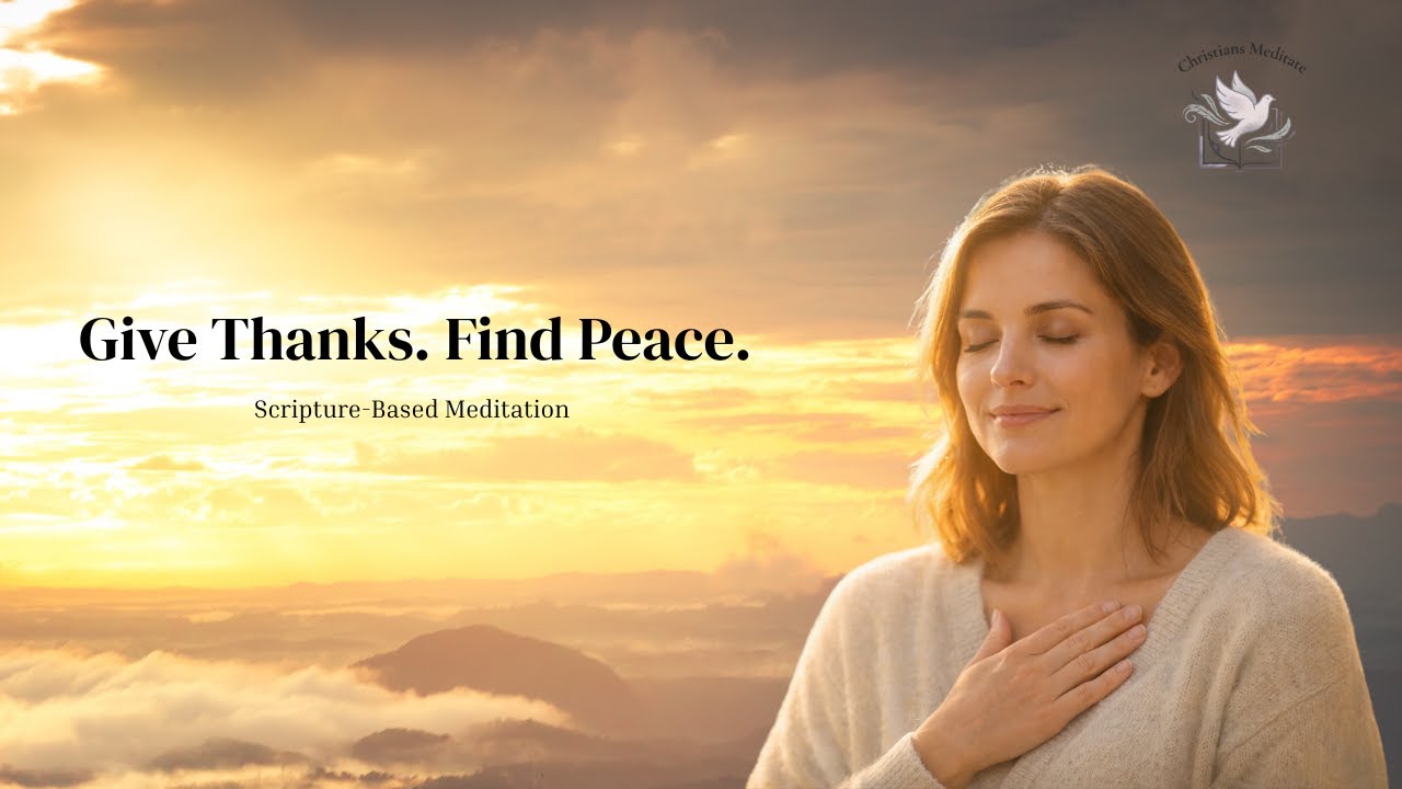 Give Thanks and Find Peace | A Gentle Christian Meditation