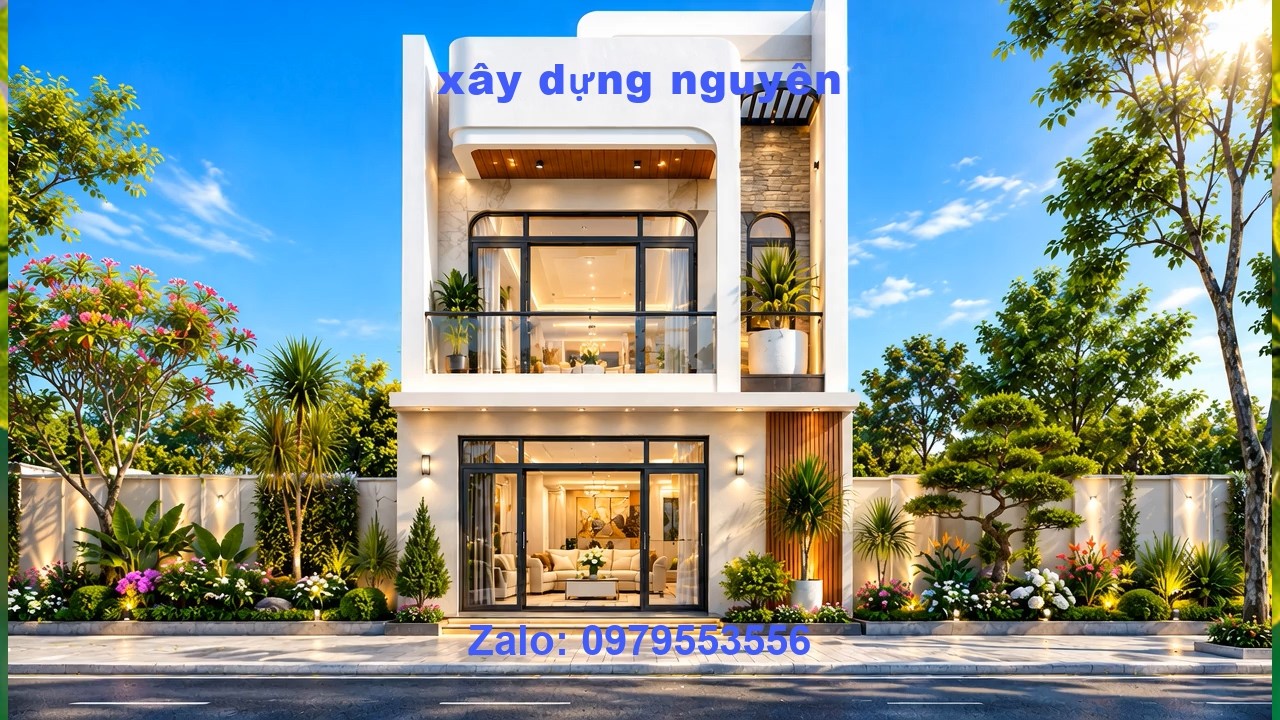 Mẫu nhà Ống 2 Tầng Diện Tích 5x16M Thiết Kế 3 Phòng Ngủ #nha2tang