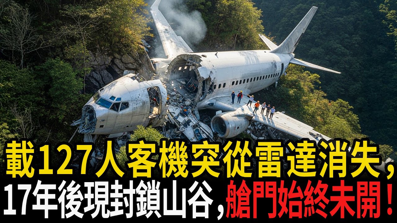 一架滿載127人的民航班機突從雷達消失， 17年後竟在封鎖山谷內被完整