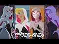Evolution of Spider-Gwen (Ghost-Spider) in cartoons (60fps)