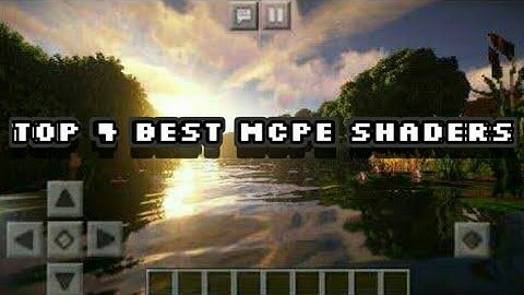 top 4 best mcpe shaders | raytracing | realistic water | realistic clouds| realistic shadows | 1.16+