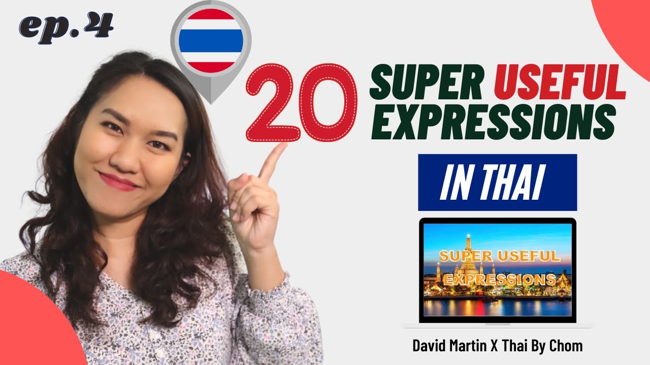[Ep.4] 20 Super Useful Thai Expressions Speaking & Listening Thai language YouTube