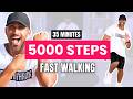 تمرين المشي 5000 خطوة في المنزل المشي اليومي لحرق الدهون