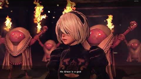 NieR: Automata - 2B and Pascal Escape the Abandoned Factory