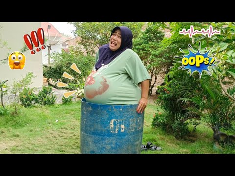 drama parodi❤😂mama hamil besar melahirkan didalam ember jumbo