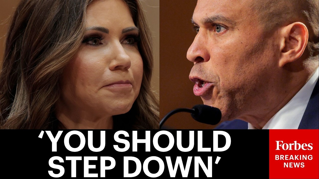 BREAKING NEWS: Cory Booker Tells Kristi Noem She Should Be Impeached If She Doesn't Step Down