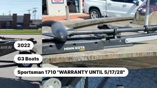 Used 2022 G3 Boats Sportsman 1710 WARRANTY UNTIL 28