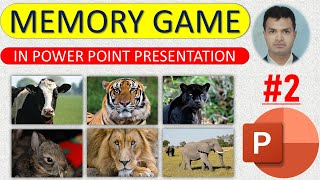 #2 I MEMORY GAME IN POWERPOINT I PPT BASICS I ANIMATIONS I MEMORY GAME IN PPT I INTERACTIVE PPT screenshot 2