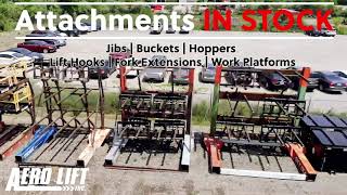 SkyTrak Attachments IN STOCK - from Aero Lift