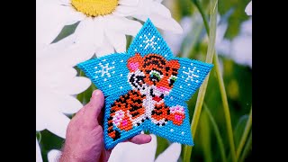 Как Сделать Новогоднюю Звезду С Тигром В Технике Модульное Оригами (Мастер-Класс) 1 Часть