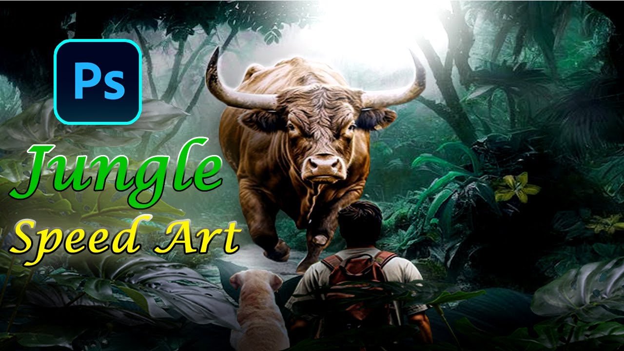 Photoshop Profesional Photo Editing | Photoshop PS Jungle Speed Art# ...