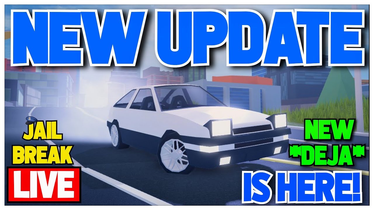 🟢 Roblox Jailbreak Live 🟢 New Car Update "Ray" New Update Is Out ...