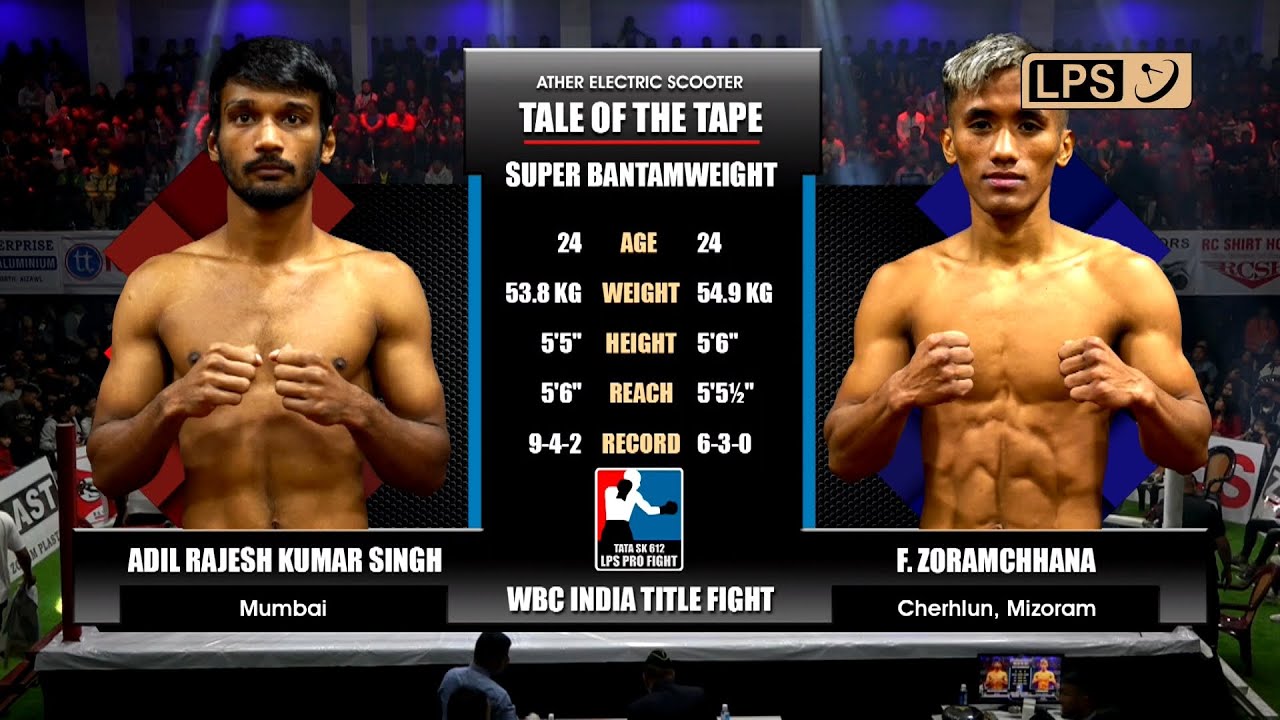 WBC INDIA SUPER BANTAMWEIGHT TITLE FIGHT |  ADIL RAJESH KUMAR SINGH VS F.ZORAMCHHANA | FULL FIGHT 🥊