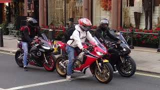 Superbikes in London November 2023 + HarleyDavidsons,Motorbikes