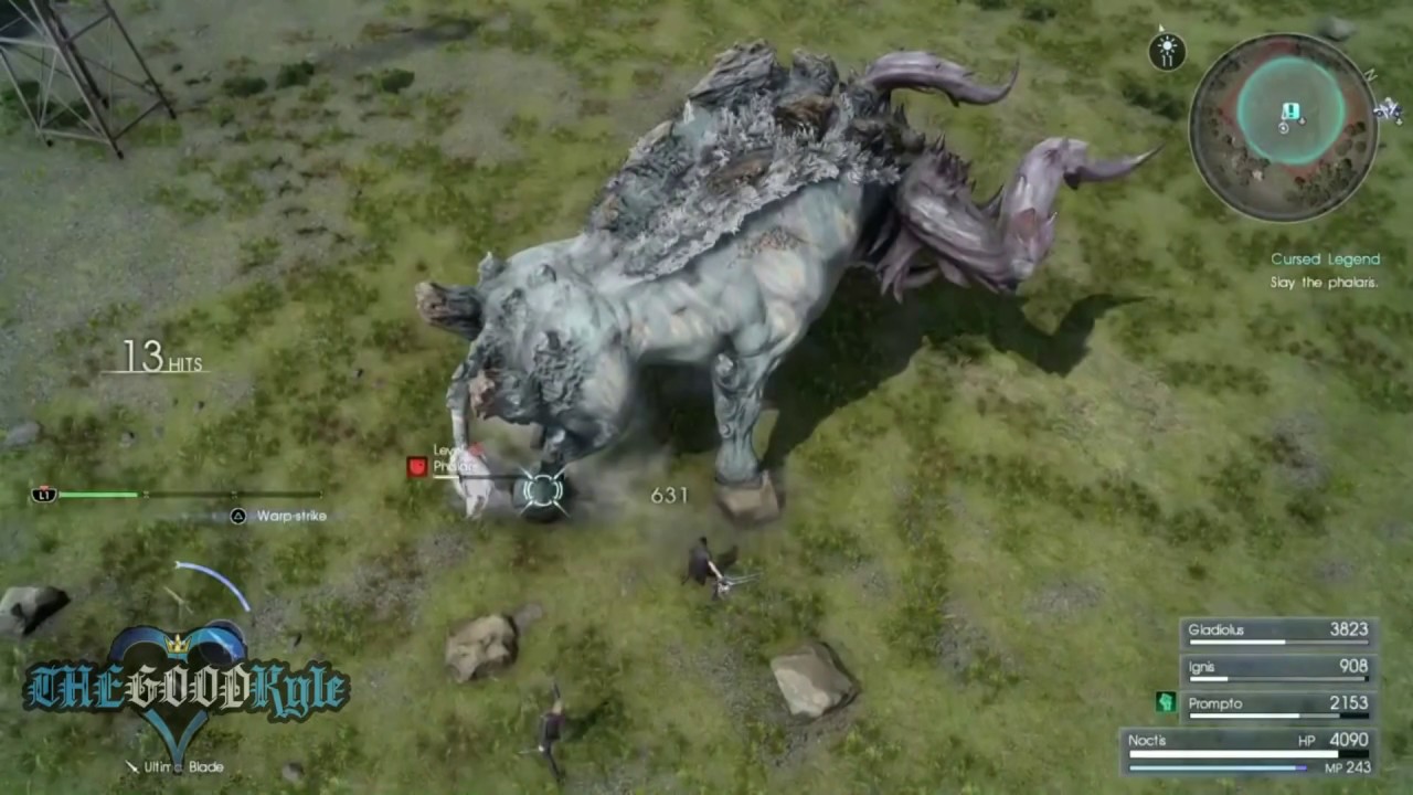 Ffxv Post Game Secret Boss Phalaris Youtube