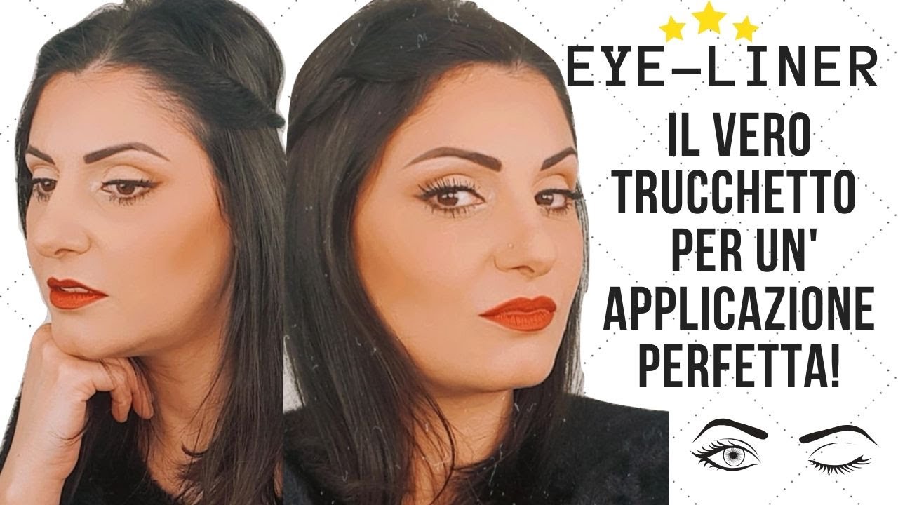 Come mettere l'eyeliner  il vero trucchetto per un' applicazione perfetta ... vi aspetto 