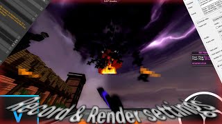 300 SUB SPECIAL || RECORD & RENDER SETTINGS RELEASE || Rushclips