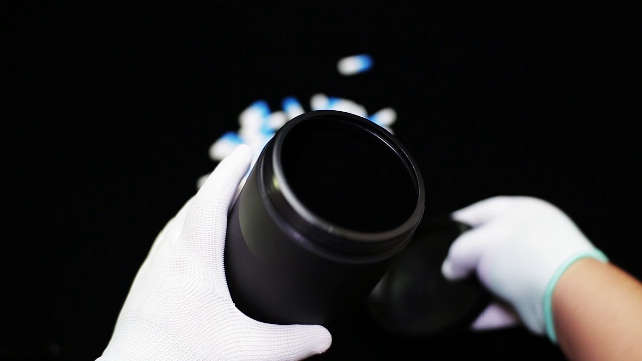 black soft touch  bottle