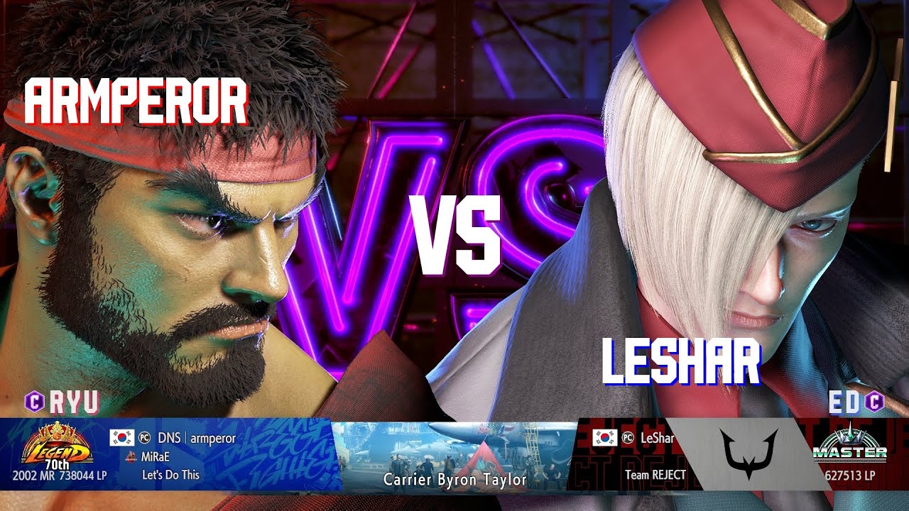 SF6 armperor (Ryu Classic) Vs leshar (Ed Classic)