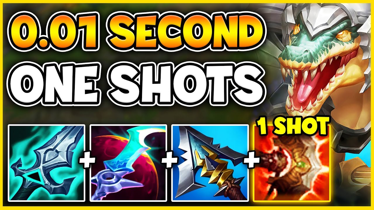 THE RENEKTON BUILD THAT KILLS YOU IN 0.01 SECONDS! (FASTEST ONE SHOT COMBO)