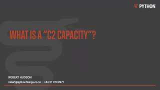 What is a C2 Capacity Auckland Structural Group (ASG) Seminar