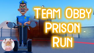 Roblox Team Prison Run! (TEAMWORK OBBY)  Roblox Obby Gameplay Walkthrough No Death [4K]
