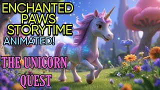 The Unicorn Quest! Animated CUTE Children's Storytime with 2 Kitties, and a Bulldog! #bedtimestory