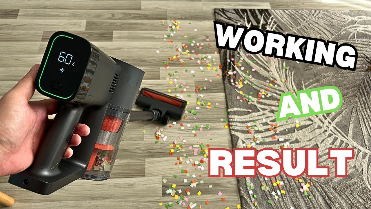 Xiaomi G20 Max vacuum cleaner - Working and Result - Test on multi surface