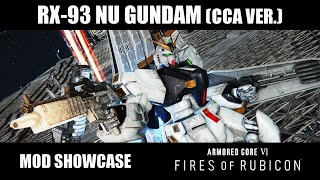 RX-93 Nu Gundam (CCA ver.) - Armored Core VI: Fires of Rubicon Mod Showcase