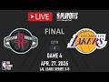 NBA LIVE NOW! Los Angeles Lakers vs Houston Rockets GAME 4 | Apr. 27, 2026 | NBA PLAYOFFS 2026