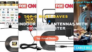 Best Top 5 Indoor HDTV Antennas With Signal Booster on AliExpress | Review - In room smart TV antenn