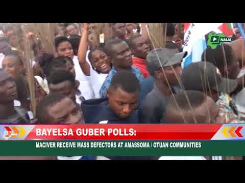 MacIver Received Mass Defectors in Amassoma and Otuan Communities ahead of Bayelsa Guber Polls