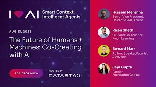 The Future of Humans + Machines: Co-Creating with AI