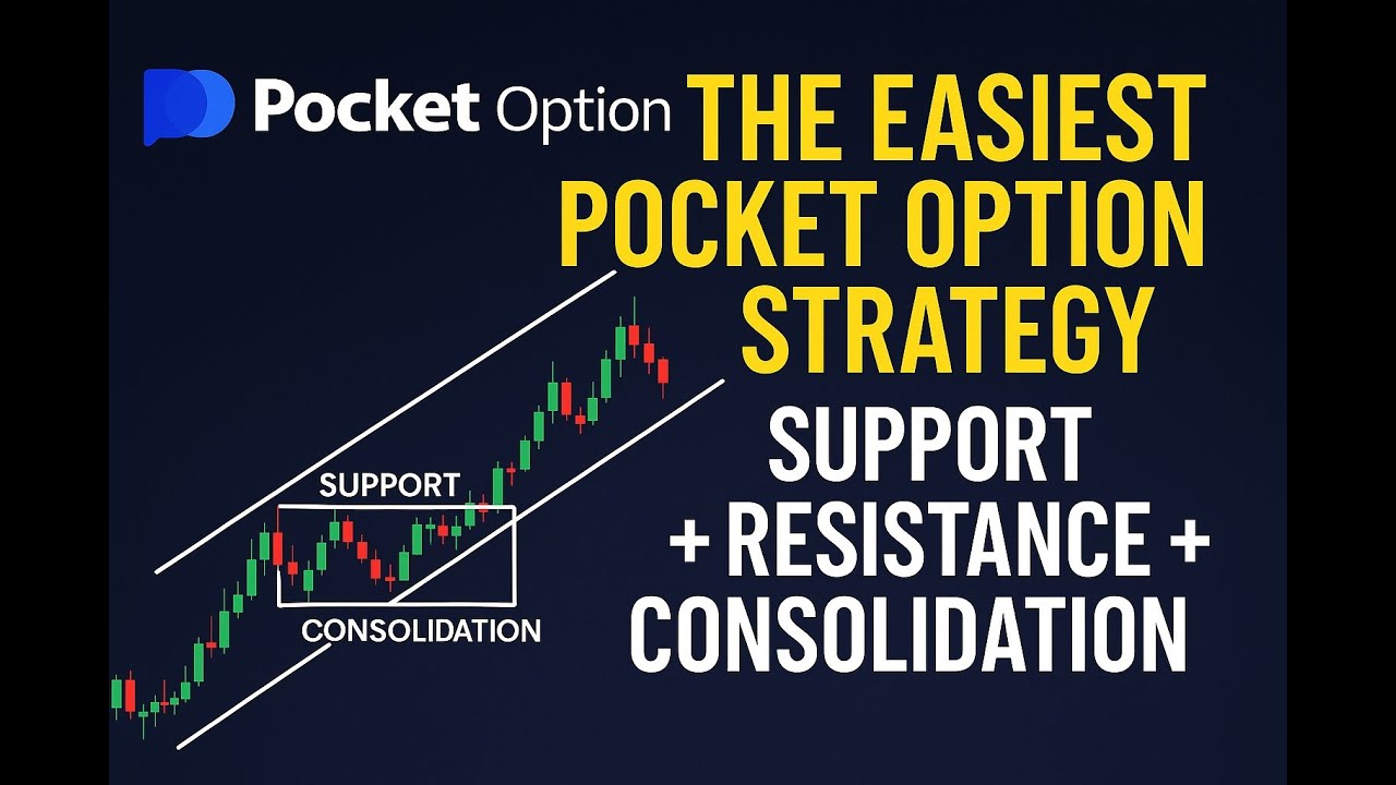 The Easiest Pocket Option Strategy: Support + Resistance + Consolidation | Scrap Wealth Lab