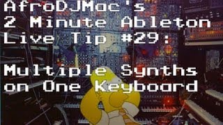 2 Minute Ableton Tip 29: Split Synths on the Keyboard